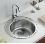 Inter Ceramic Кухненска мивка ick 4949 ua - неръждаема алпака с покритие САТЕН (ick 4949 ua) Мивка за вграждане