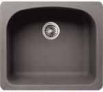 Inter Ceramic Гранитна мивка icgs 8302 gray - за монтаж върху плот (icgs 8302 gray) Мивка за вграждане