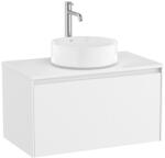 Roca Ona Masca lavoar baie cu blat si 1 sertar 79x46 cm, alb mat (a851724509)