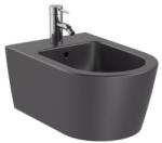 Roca Inspira Round Bideu suspendat, 37x56 cm, antracit (onyx) (A357525640)