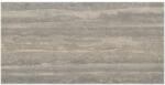 Marazzi Faianta baie / bucatarie rectificata gri 60x120 cm, Marazzi Mystone Travertino Silver Struttura Scalpello 3D (M9HR)