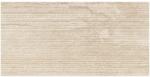 Marazzi Faianta baie / bucatarie rectificata crem 30x60 cm, Marazzi Mystone Travertino Navona Struttura Righe 3D (M9PA)