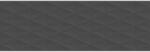 Marazzi Faianta baie / bucatarie rectificata antracit 40x120 cm, Marazzi Eclettica Anthracite Struttura Diamond 3D (M1J7)