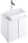 RAVAK Balance Masca lavoar baie 60x47xH50 cm, cu 2 sertare, alb (x000001366)
