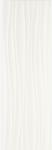 Marazzi Faianta baie / bucatarie alba 25x76 cm, Marazzi Absolute White Struttura Twist 3D Satinato (M020)