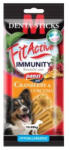 FitActive SNACK Denta-Sticks IMMUNITY M 150 g Hypoallergenic Vörösáfonya, Kurkuma (Cranberry+Curcuma)