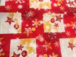 ActiveFabrics Bútorvászon Piros Díszes 140 cm
