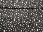 Çelik Textile Pamutvászon fekete alapon kis pókok 160 cm széles
