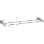 Cerano - Falra szerelhető dupla törölközőtartó Polo - króm - 60 cm (CER-479842)