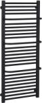 Cerano - Fürdőszobai radiátor Antonio - oldalsó csatlakozás - 655W - matt fekete - 1180x550 mm
