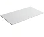 CERANO - Elanys öntött márvány fürdőszobai munkalap - 12 mm - matt fehér - 100 cm