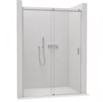 Cerano - Santoro bal/jobb oldali tolóajtó zuhanykabinhoz - 8 mm - króm, átlátszó üveg - 100x195 cm
