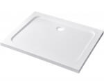 Cerano - Téglalap alakú zuhanytálca Soto - akril - fényes fehér - 120x90x5 cm