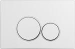 CERANO - Duo öblítőgomb Profi WC modulhoz - ABS - fehér (CER-8050BD80360)