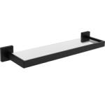 CERANO - Alto fali fürdőszobai polc - matt fekete - 60 cm (CER-479320)