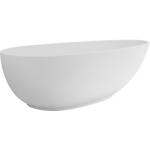 Cerano - Öntött márványból készült szabadon álló kád Aura - matt fehér - 180x90 cm