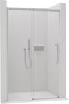 Cerano - Lantono bal/jobb oldali tolóajtó zuhanykabinhoz - 8 mm - Soft-Close - króm, átlátszó üveg - 150x195 cm