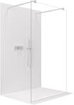 Cerano - Zuhanykabin Onyx Duo bal/jobb - 10 mm - kerek tartó - króm, átlátszó üveg - 90x200 cm
