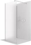 Cerano - Zuhanykabin Onyx Corner Round B/J - 8 mm - kerek tartó - króm, matt üveg - 120x70x200 cm