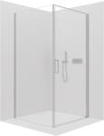 Cerano - Zuhanykabin Porte B/J - 8 mm - króm, átlátszó üveg - 80x80x195 cm - forgatható