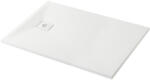 Cerano - Téglalap alakú zuhanytálca Pablo - SMC/ásványi kompozit - strukturált fehér matt - 120x80x3 cm