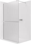 Cerano - Zuhanykabin Onyx Cube bal/jobb - 8 mm + polc/törölközőtartó - négyzet alakú tartó - króm, matt üveg - 90x200 cm