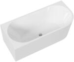 Cerano - Szabadon álló akril kád Bianco, bal oldali - fehér fényes felülettel - 170x80 cm