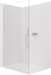 Cerano - Walk-in Crystal bal/jobb zuhanykabin - 10 mm - merevítő nélküli rendszer - króm, átlátszó üveg - 150x200 cm