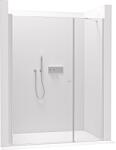 Cerano - Antelo zuhanyajtó fix résszel B/J - 6 mm - króm, átlátszó üveg - 90x50x190 cm