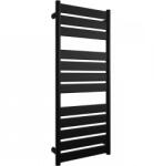 Cerano - Arturo fürdőszobai radiátor - oldalsó csatlakozás - 644W - matt fekete - 1200x500 mm