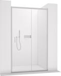 Cerano - Orlano tolóajtó zuhanykabinhoz B/J - 5 mm - króm, átlátszó üveg - 80x195 cm