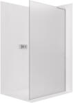 Cerano - Zuhanykabin Onyx B-jobb oldali merevítővel - 8 mm - króm, matt üveg - 140x200 cm