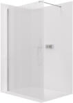 Cerano - Zuhanykabin Onyx Cube bal/jobb - 8 mm - négyzet alakú tartó - króm, rovátkolt üveg - 140x200 cm