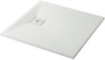 Cerano - Négyzet alakú zuhanytálca Pablo - SMC/ásványi kompozit - strukturált fehér matt - 70x70x3 cm