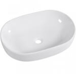 Cerano - Kerámia mosogató Deno - pulton - fényes fehér - 59x41 cm