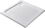 Cerano - Négyzet alakú zuhanytálca Soto - akril - fényes fehér - 90x90x5 cm