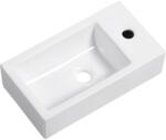 Cerano - Vivo kerámia mosdó - jobb oldali fali - fényes fehér - 45, 5x25 cm