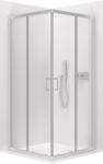Cerano - Fabrizio B/J zuhanykabin - 5 mm - króm, átlátszó üveg - 80x80x195 cm - tolóajtó