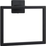 Cerano - Alto fali törölközőtartó - téglalap alakú - matt fekete
