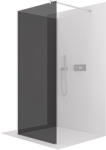 Cerano - Zuhanykabin Onyx Corner Round B/J - 8 mm - kerek tartó - króm, grafitüveg - 110x80x200 cm