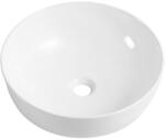 Cerano - Marcello kerámia mosdó - pulton elhelyezhető - fehér fényes felülettel - Ø 42 cm