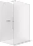Cerano - Zuhanykabin Onyx Duo bal/jobb - 8 mm - négyzet alakú tartó - króm, matt üveg - 140x200 cm