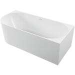 Cerano - Szabadon álló akril kád Bianco, jobb oldali - fehér fényes felülettel - 180x80 cm