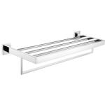 CERANO - Fali polc törölközőtartóval Alto - króm - 60 cm