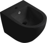 CERANO - Fizo fali bidé - matt fekete - 36x37x49 cm