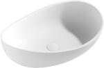 Cerano - Valentino öntött márvány mosdó - pulton - matt fehér - 60x37 cm