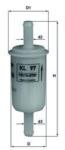 MAHLE Filtru combustibil MAHLE KL 97 (KL 97) - fixbox