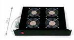 TRITON Unitate ventilator orizontală 19" 4 ventilatoare - termostat 220V/92W 2U negru (RAB-CH-X02-A1)