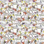Cardex Vidám madarak mintás csomagolópapír 100x70 cm 50177
