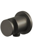 RAVAK Fali kiállás integrált zuhanyrózsa tartóval 706.20GB, Graphite Brushed (X07P696) - csempekert